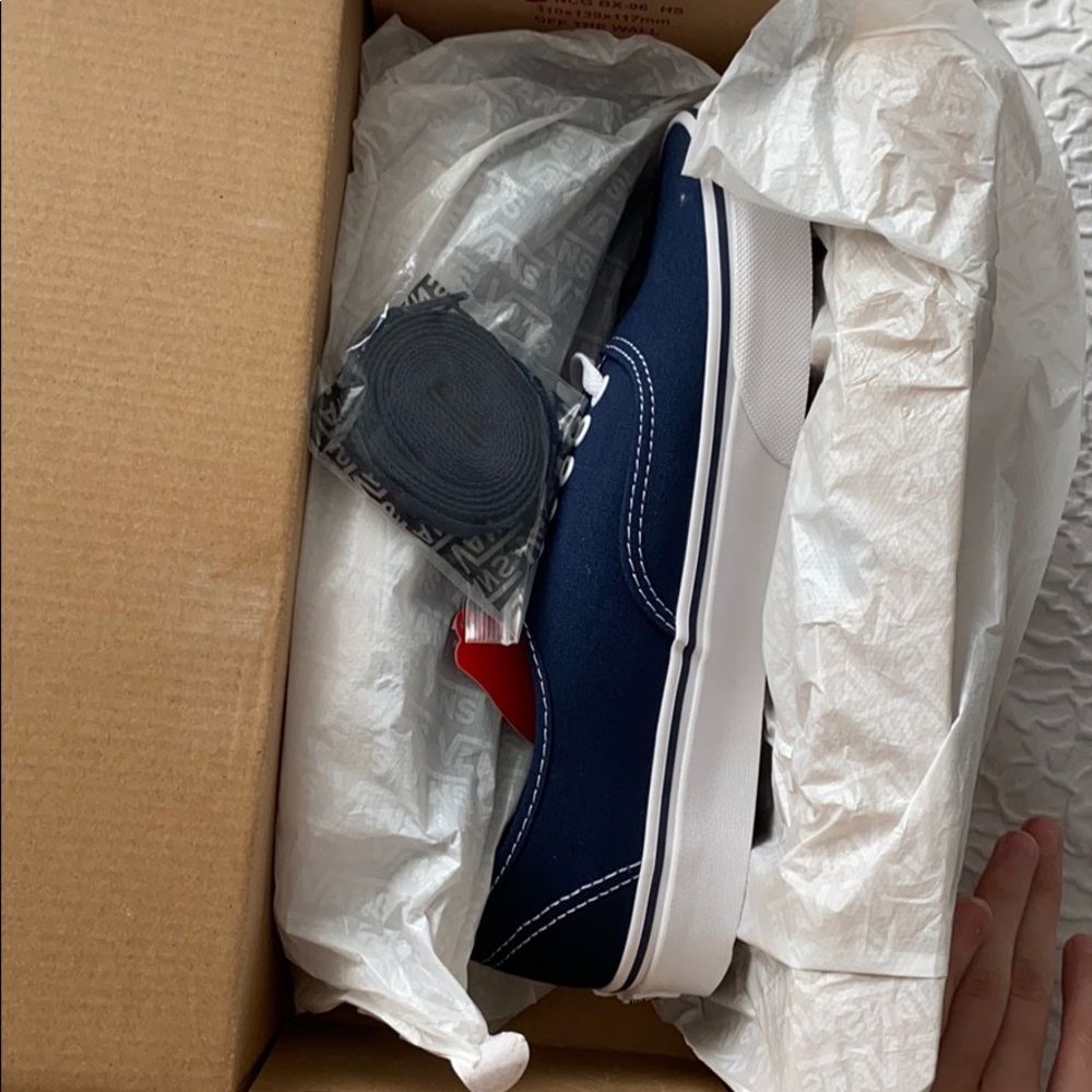 NWT Blue vans